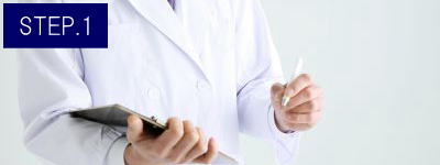 ひざ上脱毛Step1